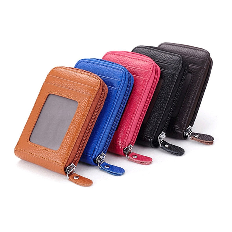 Travel Journey Bank Card Organizer Wallet Passport ID Card Holder Ticket Credit Card Bag Case Zipper