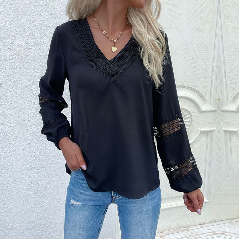 V-neck Pullover Sweater