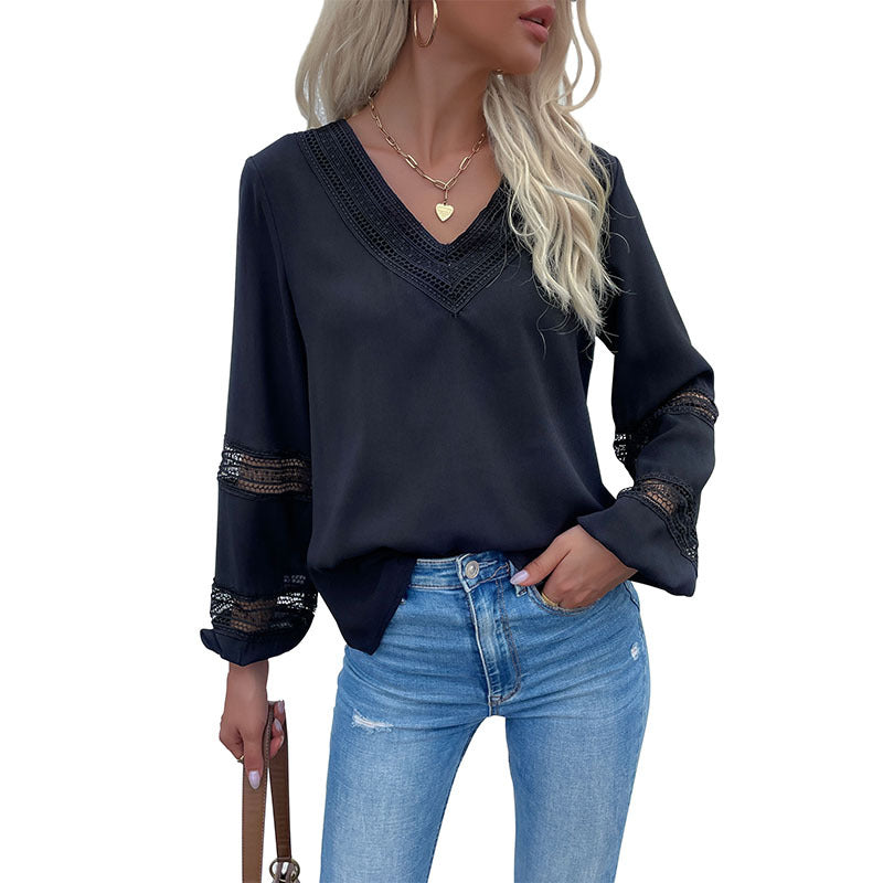 V-neck Pullover Sweater