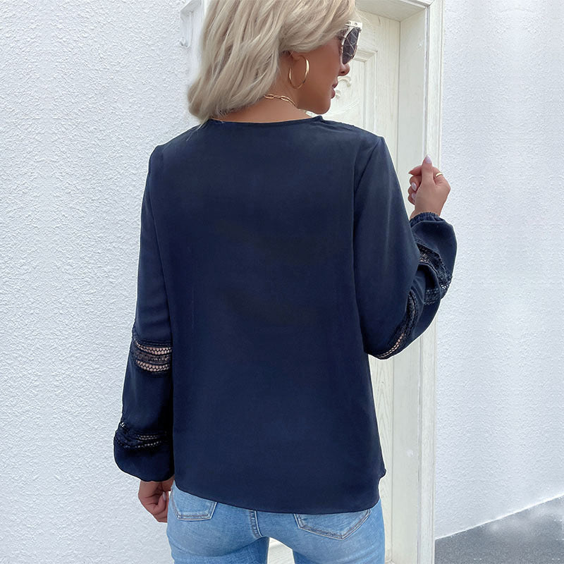 V-neck Pullover Sweater