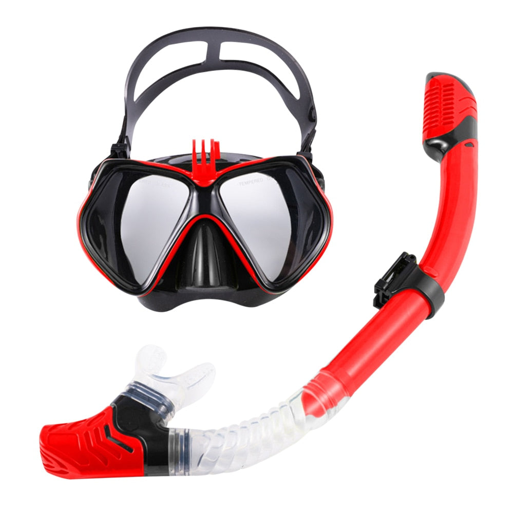 Unisex Diving Masks Snorkeling Anti-slip Breath Tube Adult Anti-fog Swim Goggles Water Sports Swimming Equipment