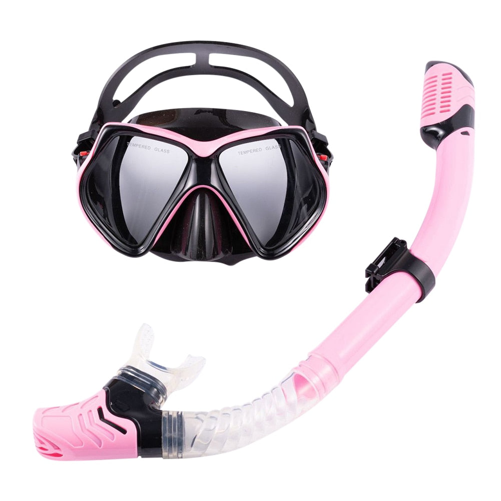 Unisex Diving Masks Snorkeling Anti-slip Breath Tube Adult Anti-fog Swim Goggles Water Sports Swimming Equipment