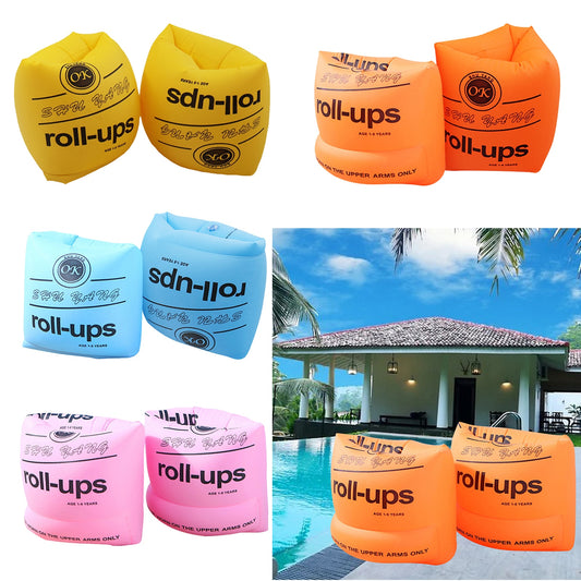 PVC Adult Child Inflatable Swim Pool Arm Rings Circle Float Water Sleeves Swimming Rings Tube Arm Bands PVC Arm Swim Children