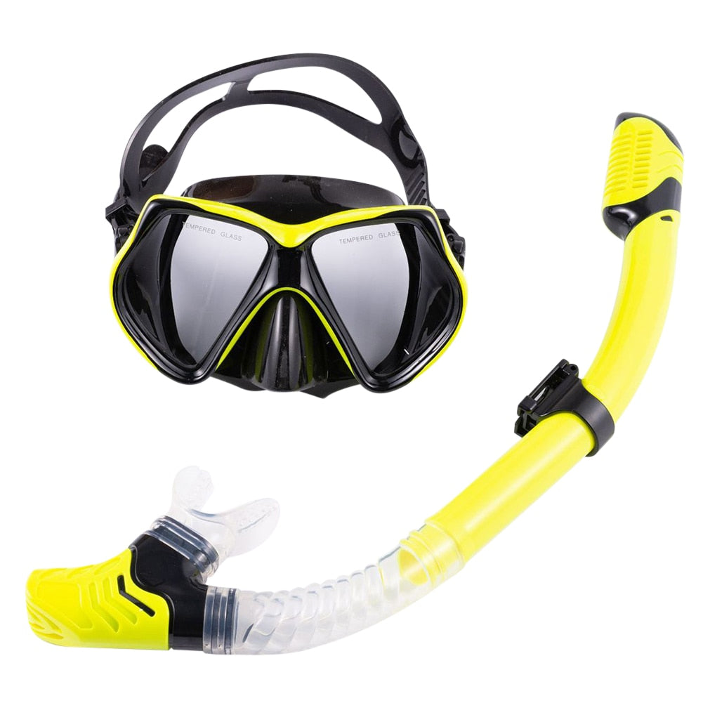 Unisex Diving Masks Snorkeling Anti-slip Breath Tube Adult Anti-fog Swim Goggles Water Sports Swimming Equipment