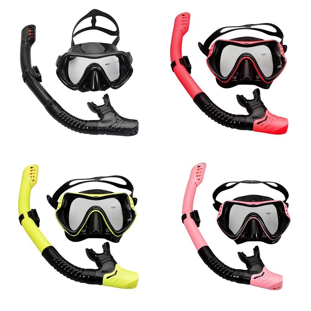 Unisex Diving Masks Snorkeling Anti-slip Breath Tube Adult Anti-fog Swim Goggles Water Sports Swimming Equipment