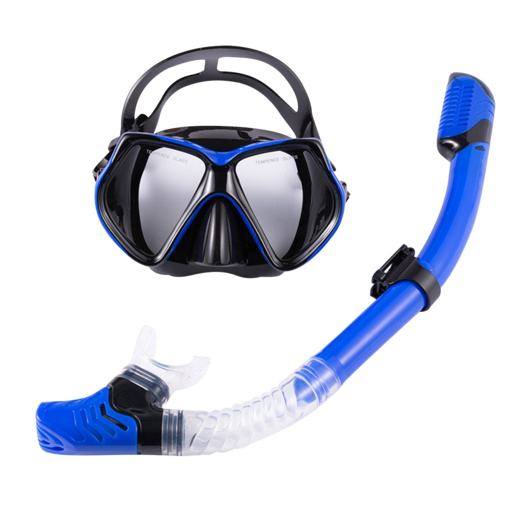 Unisex Diving Masks Snorkeling Anti-slip Breath Tube Adult Anti-fog Swim Goggles Water Sports Swimming Equipment